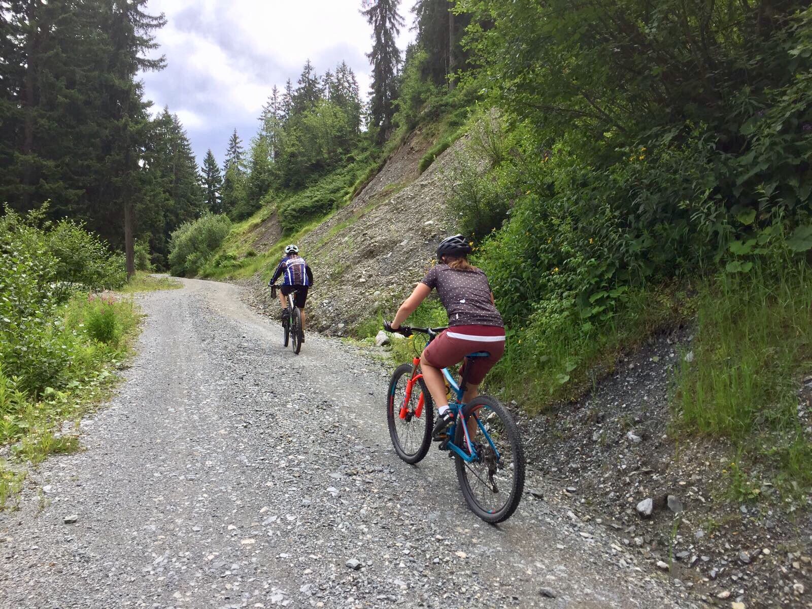 Bei der Auffahrt zum Reiterkogel